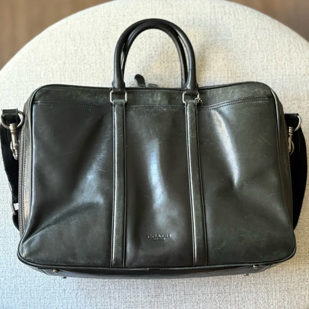 Coach Metropolitan Commuter Leather Bag - Picture 6 of 9